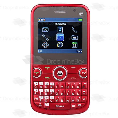 redberry - triple sim 2,2 polegadas teclado QWERTY de teclad