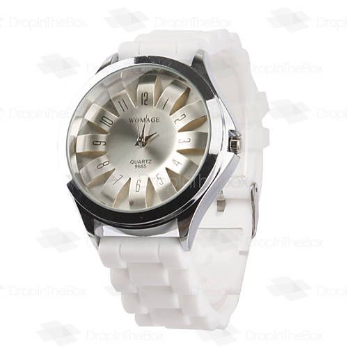 Relógio Unisexo Quartz (Branco)